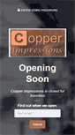 Mobile Screenshot of copperimpressions.com